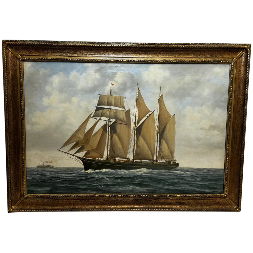 Schooner Sailing Ship Kathleen & May