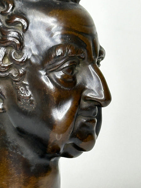 Bronze Sculpture Bust of William Roscoe by William Spence - Cheshire Antiques Consultant