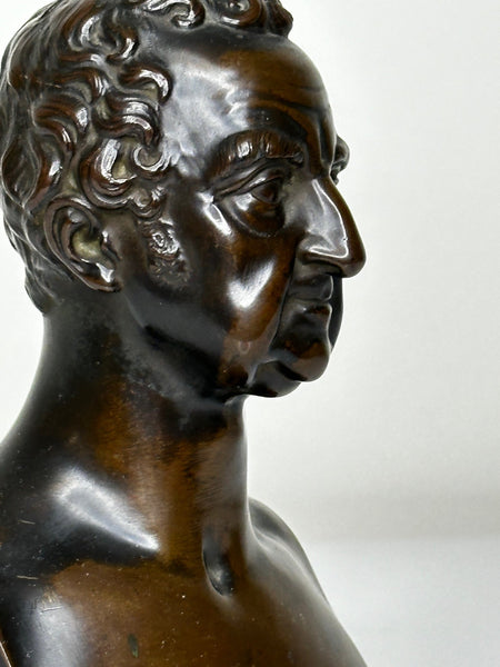 Bronze Sculpture Bust of William Roscoe by William Spence - Cheshire Antiques Consultant