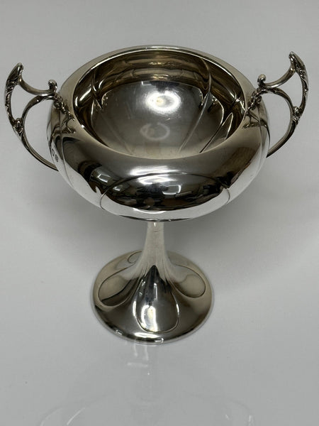 English Sterling Solid Silver Art Deco Hunting Trophy Cup - Cheshire Antiques Consultant