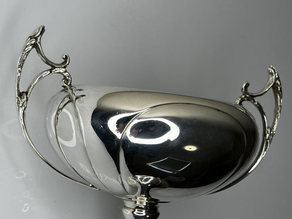 English Sterling Solid Silver Art Deco Hunting Trophy Cup - Cheshire Antiques Consultant