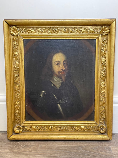17th Century Oil Painting Portrait King Charles 1st After Van Dyke - Cheshire Antiques Consultant