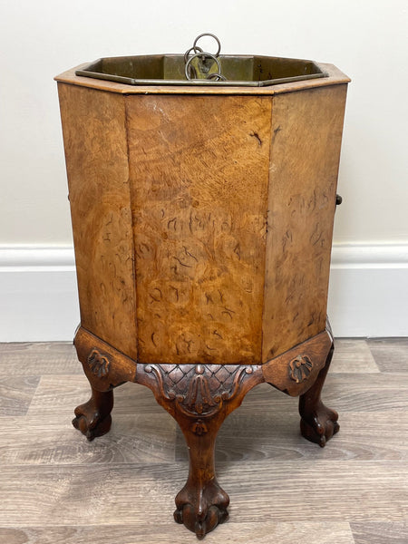 19th Century Dutch Octagonal Wine Cooler Lion Claw Ball Legs - Cheshire Antiques Consultant