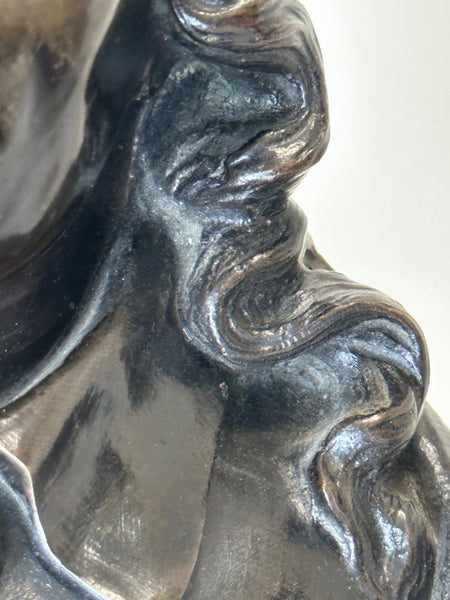 19th Century John Milton Sculpture Signed French Sculptor Ernest-Eugène Hiolle - Cheshire Antiques Consultant