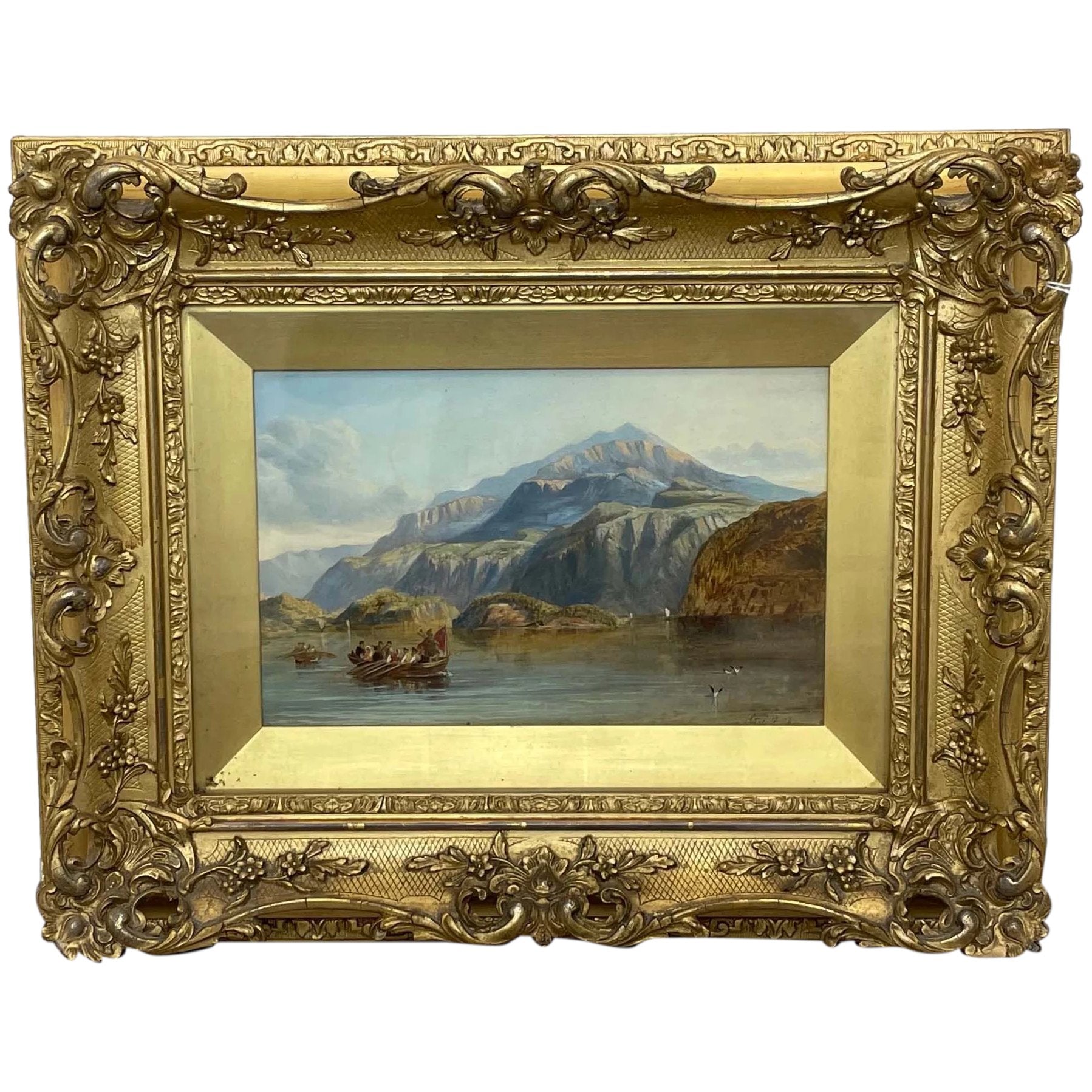 19th Century Oil Painting "Bonnie Prince Charlie Crossing To Skye" - Cheshire Antiques Consultant