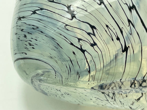 Decorative Art Glass Oude Horn Willem Heesen Signed Pillow Paperweight