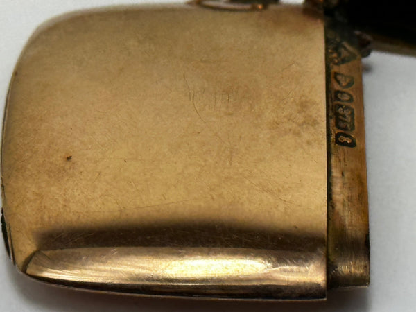 Antique Asprey London C1905 Edwardian 9ct Gold Hallmarked Vesta Case Charm - Cheshire Antiques Consultant