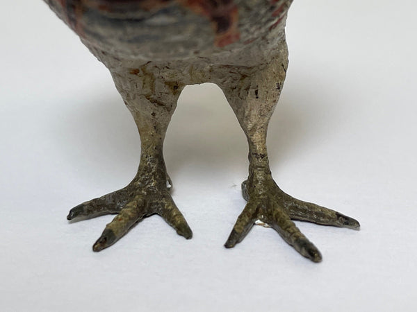 Antique Austrian Bronze Ptarmigan Bird Sculpture - Cheshire Antiques Consultant