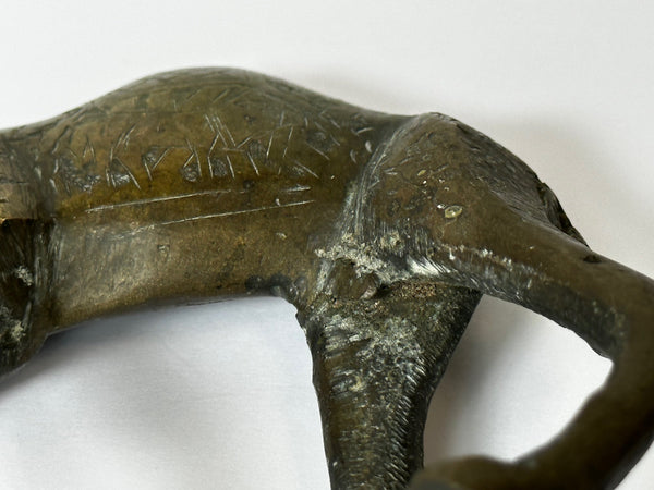Antique Bronze Model Dromedary Arabian Camel Animal Sculpture - Cheshire Antiques Consultant