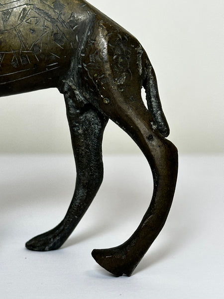 Antique Bronze Model Dromedary Arabian Camel Animal Sculpture - Cheshire Antiques Consultant