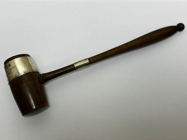 Art Deco English Hardwood Auctioneers Chairman Gavel - Cheshire Antiques Consultant