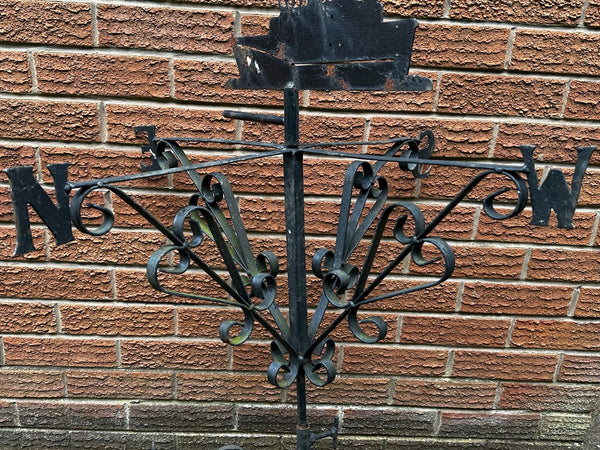 Beautiful English Architectural Nautical Fishing Boat Wall Weathervane Finial - Cheshire Antiques Consultant