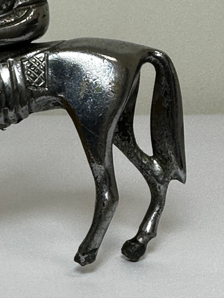British Equine Sporting Racing Horse & Jockey Classic Car Mascot Sculpture - Cheshire Antiques Consultant