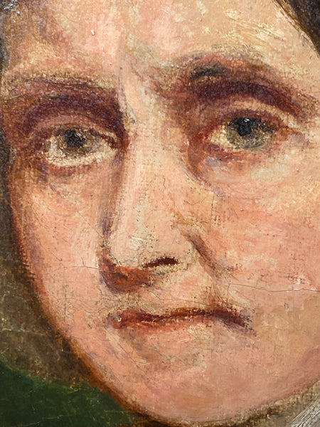 Early 19th Century Oil Painting Portrait Of Elisabeth Blomfield Nee Brasnett - Cheshire Antiques Consultant