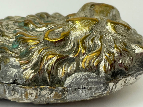 English 19th Century Antique Vesta Match Case Form Of Lions Head - Cheshire Antiques Consultant