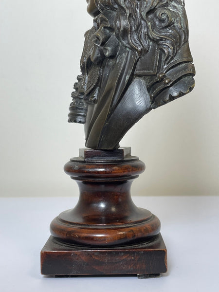 French 19th Century Antique Bronze Model Bust Of Louis XIV - Cheshire Antiques Consultant