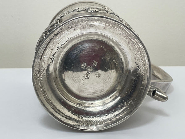 George III Sterling Gilded Silver Baluster Mug Tankard John Langlands 1774 - Cheshire Antiques Consultant