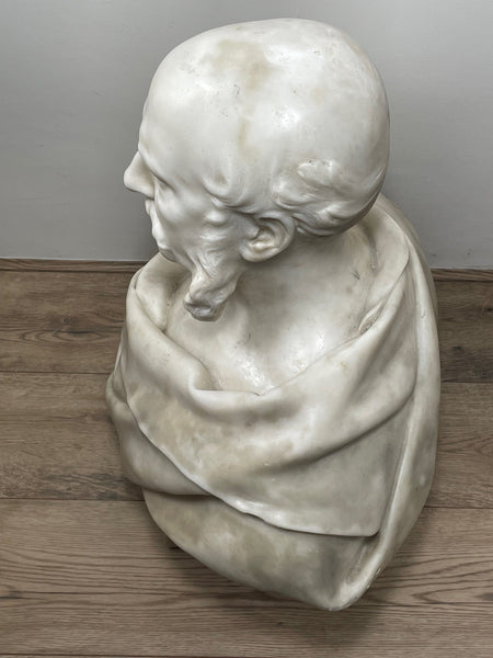Marble Sculpture James Robert Creighton Mayor Carlisle By Léon-Joseph Chavalliaud - Cheshire Antiques Consultant