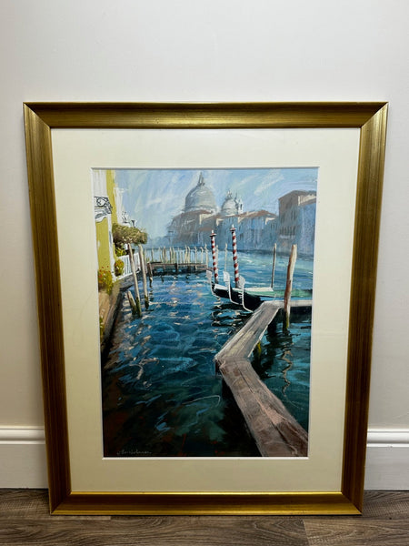 Marine Painting "The Grand Canal & San Salute" By James Bartholomew RSMA - Cheshire Antiques Consultant