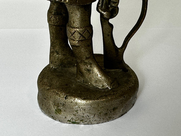 Mid Century Rare Scottish Highland Tartan Soldier Car Mascot Sculpture - Cheshire Antiques Consultant