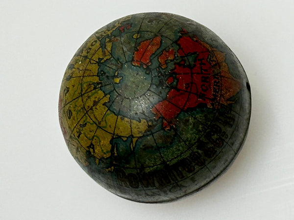 Miniature Antique Rowntree's & Co Ltd York Advertising Terrestrial Globe Atlas - Cheshire Antiques Consultant