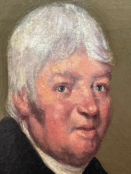 Oil Painting Portrait English Gentleman John Whistler Of Curds Hall Norfolk - Cheshire Antiques Consultant