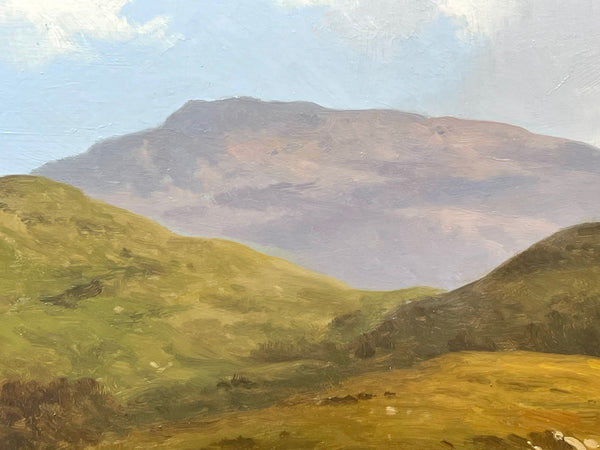 Oil Painting Scottish Highlands Near Lochailort By Howard Shingler - Cheshire Antiques Consultant