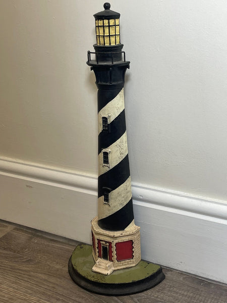Rare Antique American Door Stop Form Of A Lighthouse - Cheshire Antiques Consultant