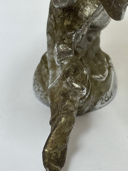 Rolls Royce Kneeling Spirit Of Ecstasy Car Mascot By Charles Sykes C1934 - Cheshire Antiques Consultant