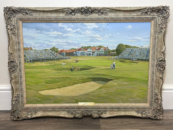 Scottish Oil Painting Muirfield Golf The Open Championship - Cheshire Antiques Consultant