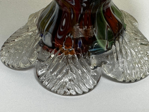 Set Italian Murano 1950's Fratelli & Torso Millefiori Glass Vases - Cheshire Antiques Consultant